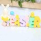 thumbnail image 5 of Decoración de huevos de Pascua, conejito, centro de mesa, decoración de vacaciones, figura de Micro paisaje, artesanía de resina, decoración de dormitorio para niños esquí esquí Gafas de esquí, 5 of 5