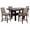 Mango Oak/ Black - 5-Piece, variant on Patterson 5-piece Counter Height Dining Set Mango Oak