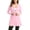 Pink, variant on Women UPF50 Hooded Long Sleeve Jacket Sun Protection Cardigan Casual Sequins Zipper Loose Beach Vacation Holiday Travel Coat, White M
