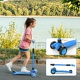 thumbnail image 3 of SPPTTY Toddler Kick Scooter with 3 LED Lighted Wheels and 3 Adjustable Height Handlebars ,Folding Kids Scooter for Boys Girls Ages 2-5,Blue, 3 of 7