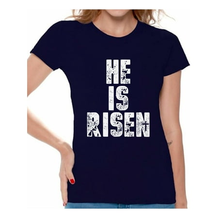 verse easter bible christian tshirt shirt awkward styles risen matthew jesus shirts outfits gifts happy theme he