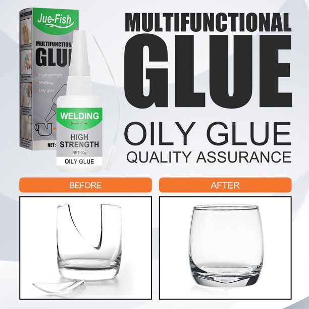 Xihbxyly Liquidación de Verano Pegamento Plástico Fuerte Universal Super Glue para Resina, Cerámica, Metal, Vidrio, 30Ml
