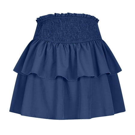 BSDJILFG Vintage Pirate Skirt with Shorts Summer Lace Trim Layered A-Line Mini Floral Bloomers with Underneath Bottom
