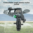 thumbnail image 4 of Luxcidy 1/2" Impact Sprinkler Adjustable 0-360Degree,Rotation Water Sprinkler Head for Garden Irrigation (Green), 4 of 6