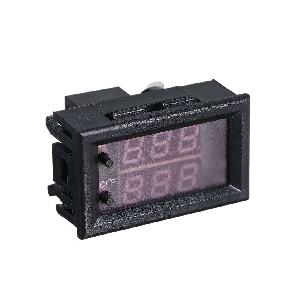 3 LED Display Digital Temperature Control Switch Thermostat Adjustable DC 12V 