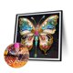 thumbnail image 3 of Pintura de diamante 5D DIY Kit de taladro parcial con forma especial Mariposa de ensueño 30x30cm, 3 of 7