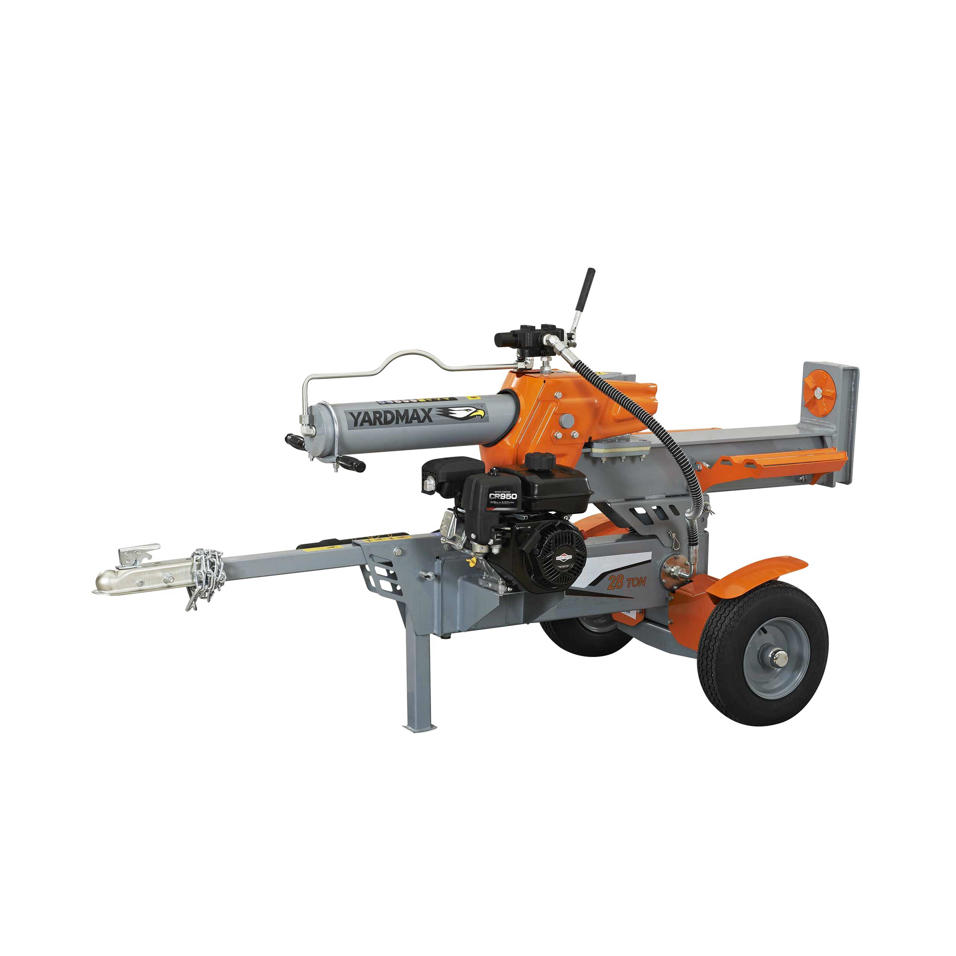 YARDMAX YS2865 28 Ton Half Beam Gas Log Splitter, Briggs CR950, 6.5HP