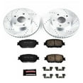 thumbnail image 3 of PowerStop Front Z23 Evolution Sport Carbon-Fiber Ceramic Brake Pad and Drilled & Slotted Rotor Kit Fits: TOYOTA Select Models K1064, 3 of 10