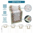 thumbnail image 6 of Table Runner - 90 Inch Long, Spring Easter Kitchen Dining Table Runner Dresser Scarves, Colorful Eggs Botanical Bunny Plaid Farmhouse Decor for Coffee Tables Wedding Party Banquet, 6 of 8