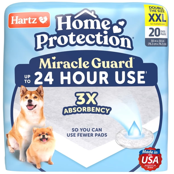 Almohadillas para perros Hartz Home Protection Miracle Guard XXL, 20 unidades