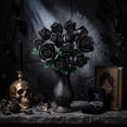 thumbnail image 5 of OKKIDY 12 Black Roses Botanical Collection set Compatible with Lego, 624 PCS ABS Botanical Flower Kit, Home Office Decor, Gift for her for Holiday & Birthday, 5 of 8