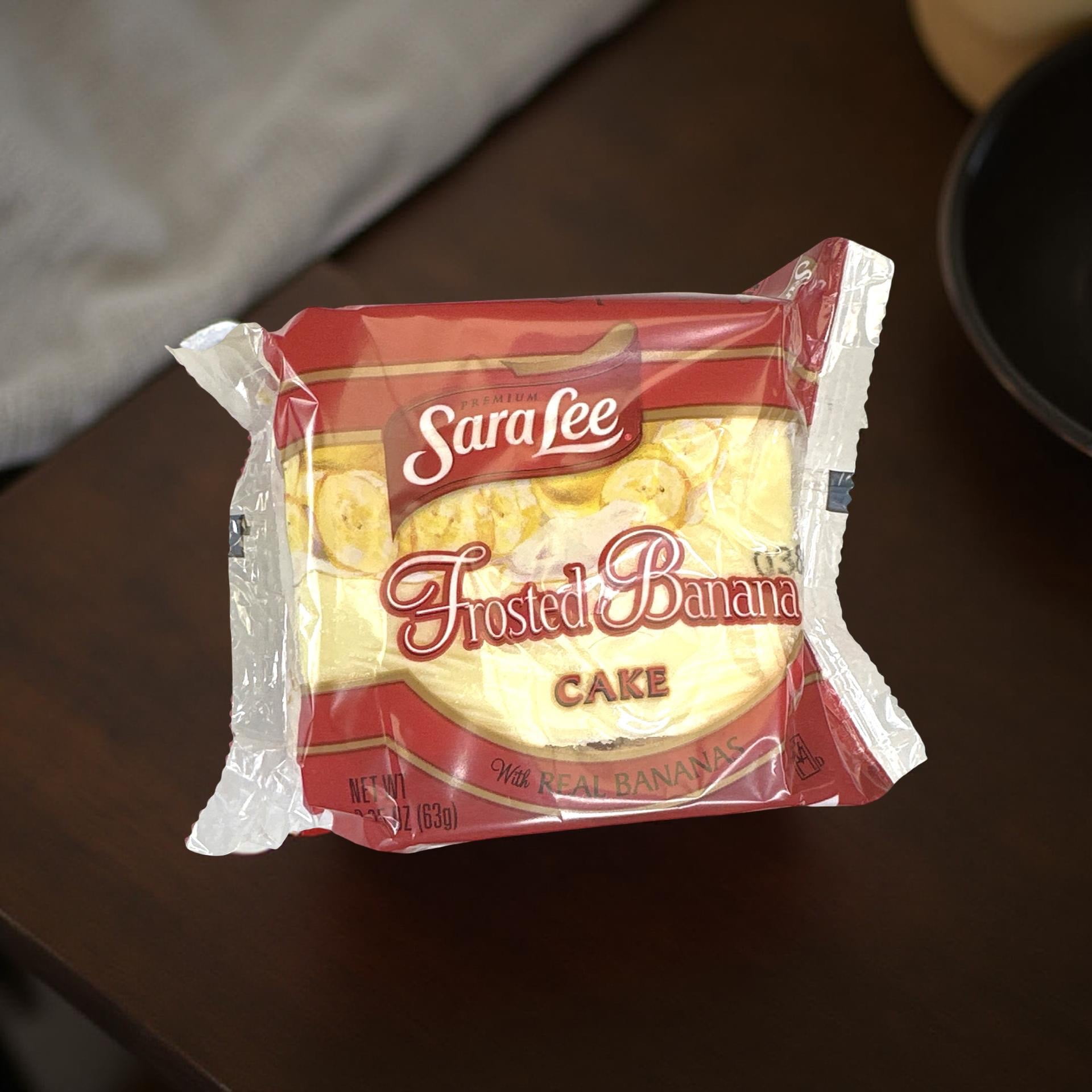 Sara Lee Frosted Banana Cakes – 2.25 oz Individually Wrapped Banana Snack Cakes, Pack of 12