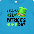 thumbnail image 4 of Inktastic Happy St. Patrick's Day Green Hat and Clovers Boys or Girls Baby T-Shirt, 4 of 5