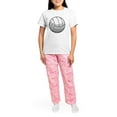 thumbnail image 4 of CafePress - Volleyball Gifts Pajamas - Women's Short Sleeve Print T-Shirt and Pants Light Cotton Pajama Set, 4 of 7