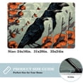 thumbnail image 2 of Crow Polyester Non-Slip Outdoor Carpet Door Mat - Machine Washable Door Rugs, 2 of 6