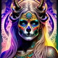 thumbnail image 2 of Patron of Death and Rebirth - Canvas Wall Art, 2 of 7