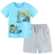 thumbnail image 1 of Conjunto de ropa: camiseta y pantalones cortos de algodón de verano para niños pequeños, 1 of 7