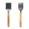thumbnail image 6 of BBQ-Aid Grill Brush and Scraper for Barbecue – Grill Brush for Outdoor Grill with Extended, Large Wooden Handle and Replaceable Stainless Steel Bristles Head –No Scratch- BBQ Grill Brush for Any Grill, 6 of 9