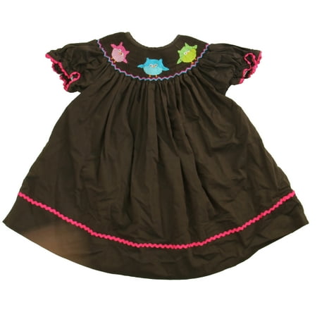 

Pre-owned Sprinkled Sweet Girls Brown | Birds | Smocked Dress size: 18 Months
