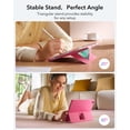 thumbnail image 5 of ESR Flex Keyboard Case Compatible with iPad 11th Gen (A16) & 10th Gen (10.9"), Ultra-Light Magnetic Detachable Keyboard, Writing/Viewing Modes & Larger Trackpad, Pink, 5 of 9