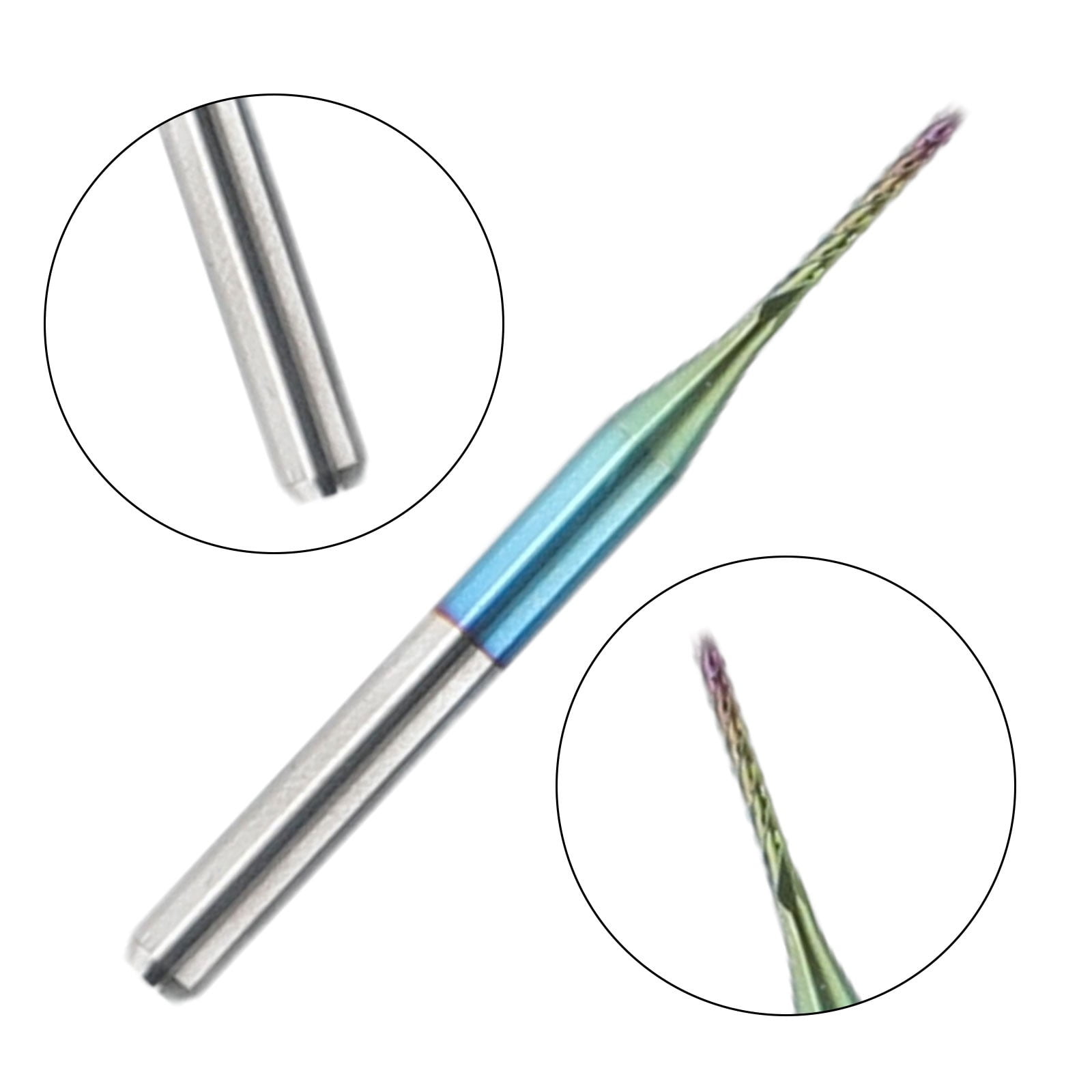 10 Pack 1mm Carbide Router Cutting Bits for CNC PCB Engraving and Milling