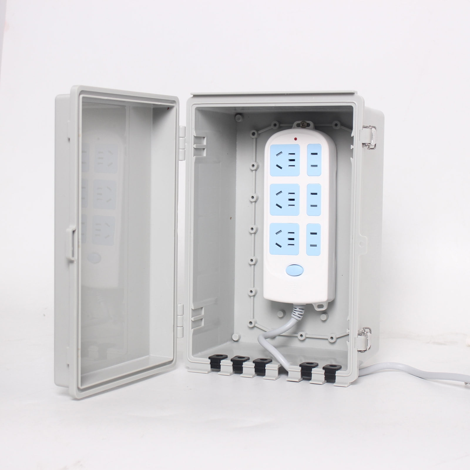 Plastic Electrical Junction Box Waterproof Connection Cable Enclosure for Indoor Outdoor Power Case Junction Box