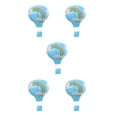 thumbnail image 2 of Yuarrent Globo de aire caliente de arcoíris de papel, colgante rápido y fácil para decoraciones impecables, acabado de tocar, arcoíris azul, Type2 NO2, 2 of 6