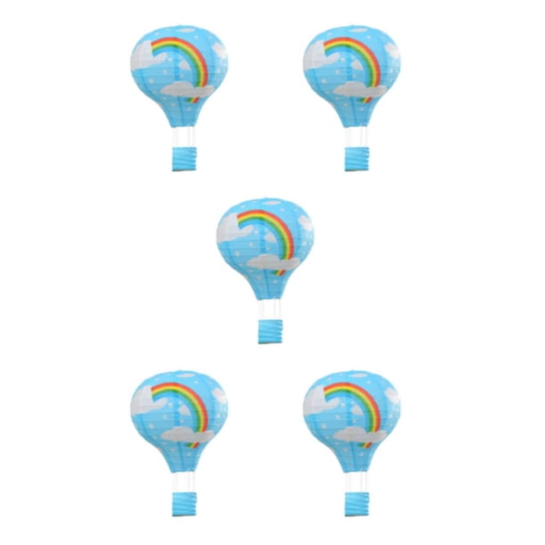 Bewildely Linternas de papel para globos aerostáticos, acabado de tocar para una amplia aplicación, globo grande, diámetro de iris azul de Type2 NO2