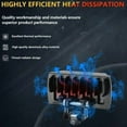 thumbnail image 5 of 1 pcs LED waterproof 3-side blinking motorcycle spotlight 6 light-emitting modes, 5 of 8