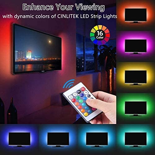 5V RGB LED Bias Lighting For TV LCD HDTV Monitors USB LED Strip Background Light 