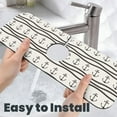 thumbnail image 6 of Sikiie Anchors and Ropes Splash Guard for Sink Faucet-1 PC Super Absorbent Fast Drying Mat Sink Gadgets-Splash Guard for Kitchen, Sink Mat, 6 of 7