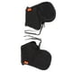 thumbnail image 4 of Guantes de manillar de tela Oxford con banda reflectante nocturna, protección solar, impermeables, universales para motocicleta, bicicleta y scooter., 4 of 14