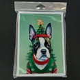 thumbnail image 3 of Boston Terrier Christmas Greeting Cards Pack of 8 7 in x 5 in, 3 of 3