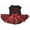 Black/Red Lips, variant on Petitebelle Mommy is My Bestie Puppy Dog Dress (Black/Hot Pink, Large)
