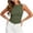 *Army Green, variant on ClodeEU Women's Solid Color Sleeveless Tank Top ,Comfortable Y2K Layering Blouse Army Green,Women's Plus L