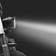 Ebike Headlight Black Bike Lights for Night Riding 6-48V - Electric Dirt Bike Front Light Mountain Bike Accessories Black Road Bike Led Headlight Cycling Accessories for Bike, 2 Pin Connector