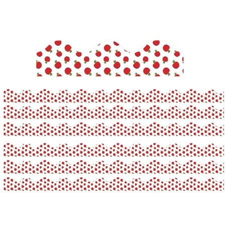 UPC: 0194629112395 | Eureka A Teachable Town Apples Deco Trim  37 Feet Per Pack  6 Packs