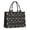 Black Sun Moon-1, variant on Large Capacity Tote Bag,Black Sun Moon Face Pattern Handbag Fashion Luxury Tote Bag,15.7"x13"x 5.1" Inches,Laptop Compatible