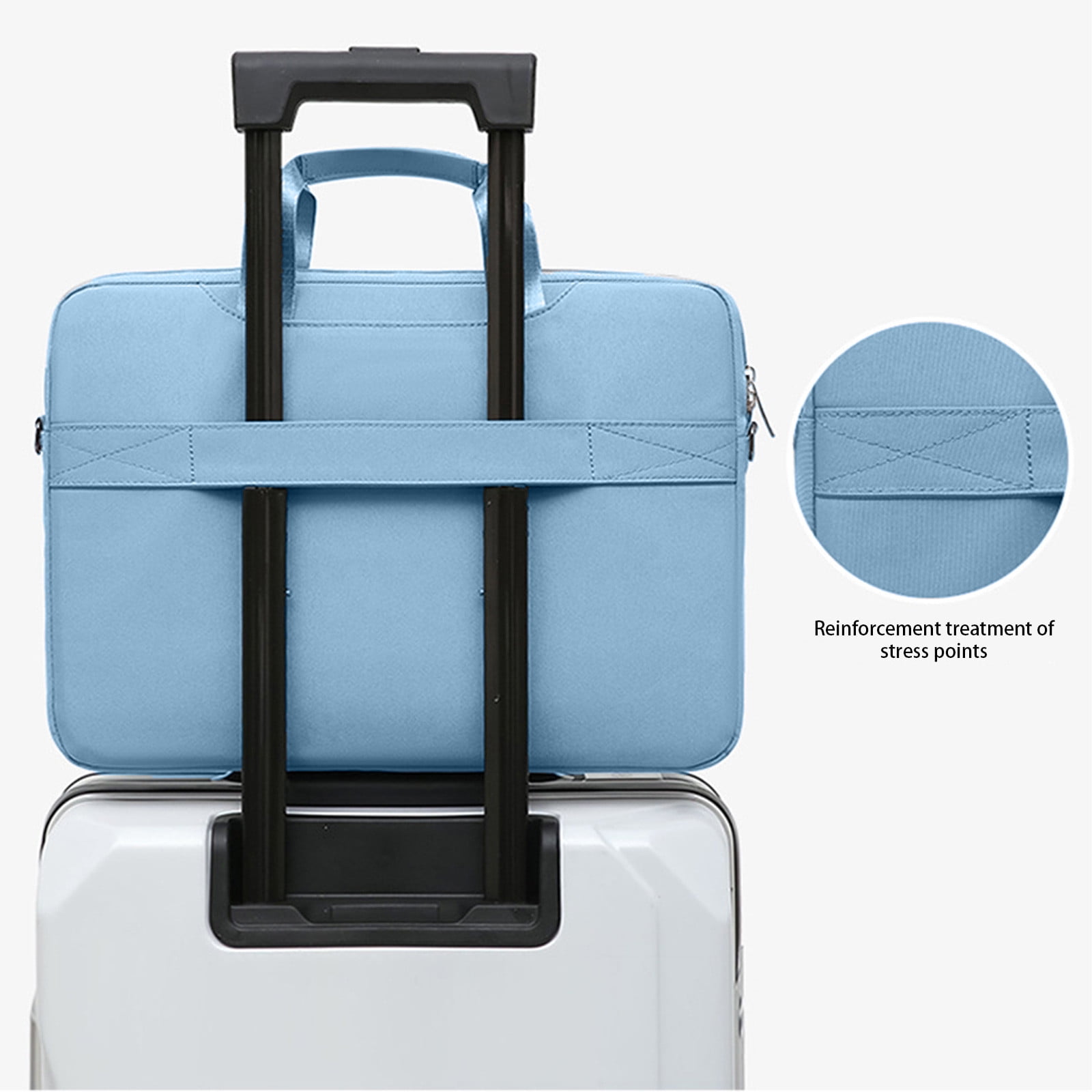 16 inch Laptop Computer PC Shoulder Bag Carrying Case,Water-Repellent Fabric Briefcase,Lightweight Toploader,Business Casual or School