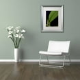thumbnail image 3 of Trademark Fine Art "Plumeria Leaf Abstract" Canvas Art by Kurt Shaffer, White Matte, Silver Frame, 3 of 4