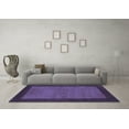 thumbnail image 3 of Ahgly Company Indoor Square Abstract Blue Contemporary Area Rugs, 4' Square, 3 of 4
