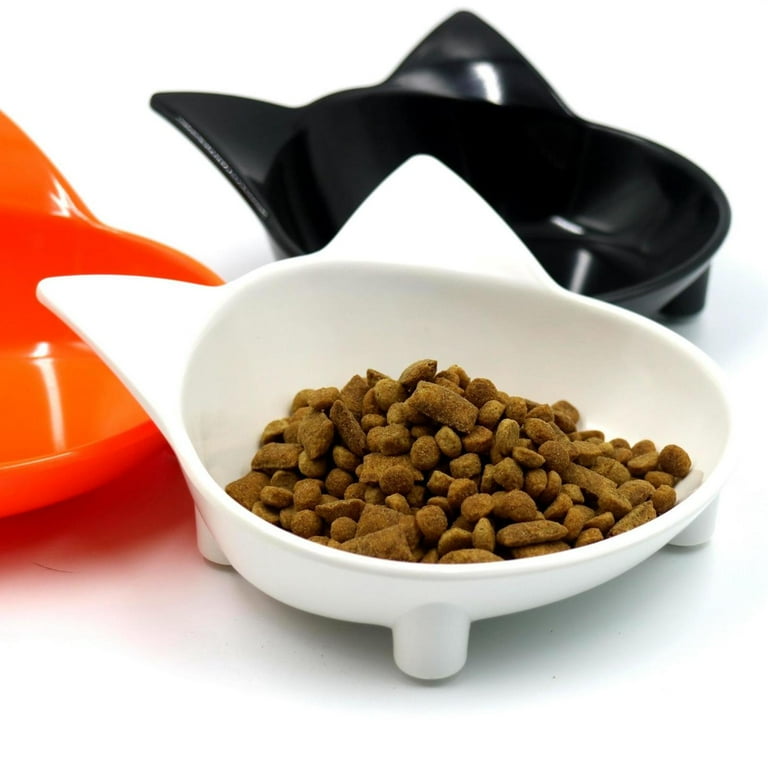 Cat Food Bowls Bowls Dish Shallow Water Bowl Feeding Wide Bowl