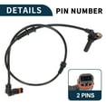 thumbnail image 5 of ABS Wheel Speed Sensor for Mercedes-Benz E CLASS W212 Durable No.A2129052002 Front Right, 5 of 6