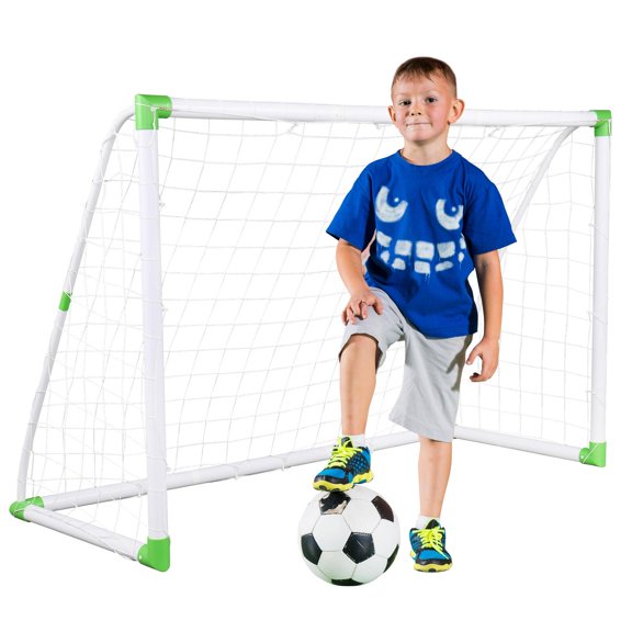 GoDecor Soccer Goal PVC Frame With Net - 6 x 4 Foot