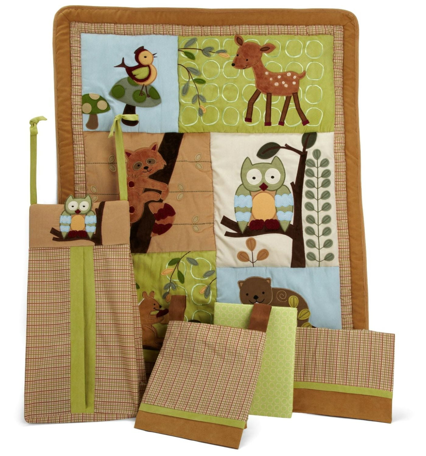 enchanted forest crib bedding