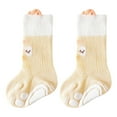 thumbnail image 3 of YUNLIUU Toddler Baby & Child Girls Knee High Socks Cotton School Uniform Socks Calf Athletic Tube Socks Long Tube Stockings Socks for Toddler Kids 1-12 Years, 3 of 8