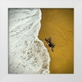 thumbnail image 1 of Ambra 26x26 White Modern Wood Framed Museum Art Print Titled - closer, 1 of 4