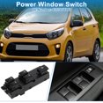 thumbnail image 2 of Interruptor de ventana eléctrica Unique Bargains No. 935701Y960 para el lado del conductor delantero del Kia Picanto en color negro, 2 of 7