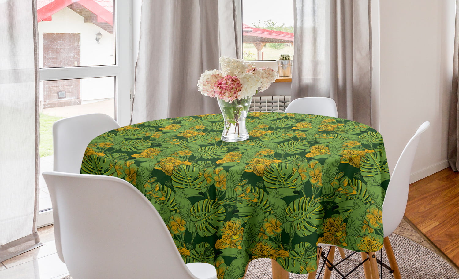 Cotton Linen Mini Black Tree Handmade Tablecloth Cloth Cover Home Deco 906c S