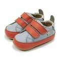 thumbnail image 2 of Old Soles Toddlers Star Markert Walker Sneakers, Dusty Blue \ Bright Red \ Gris,21 EU (5 US) M US, 2 of 7